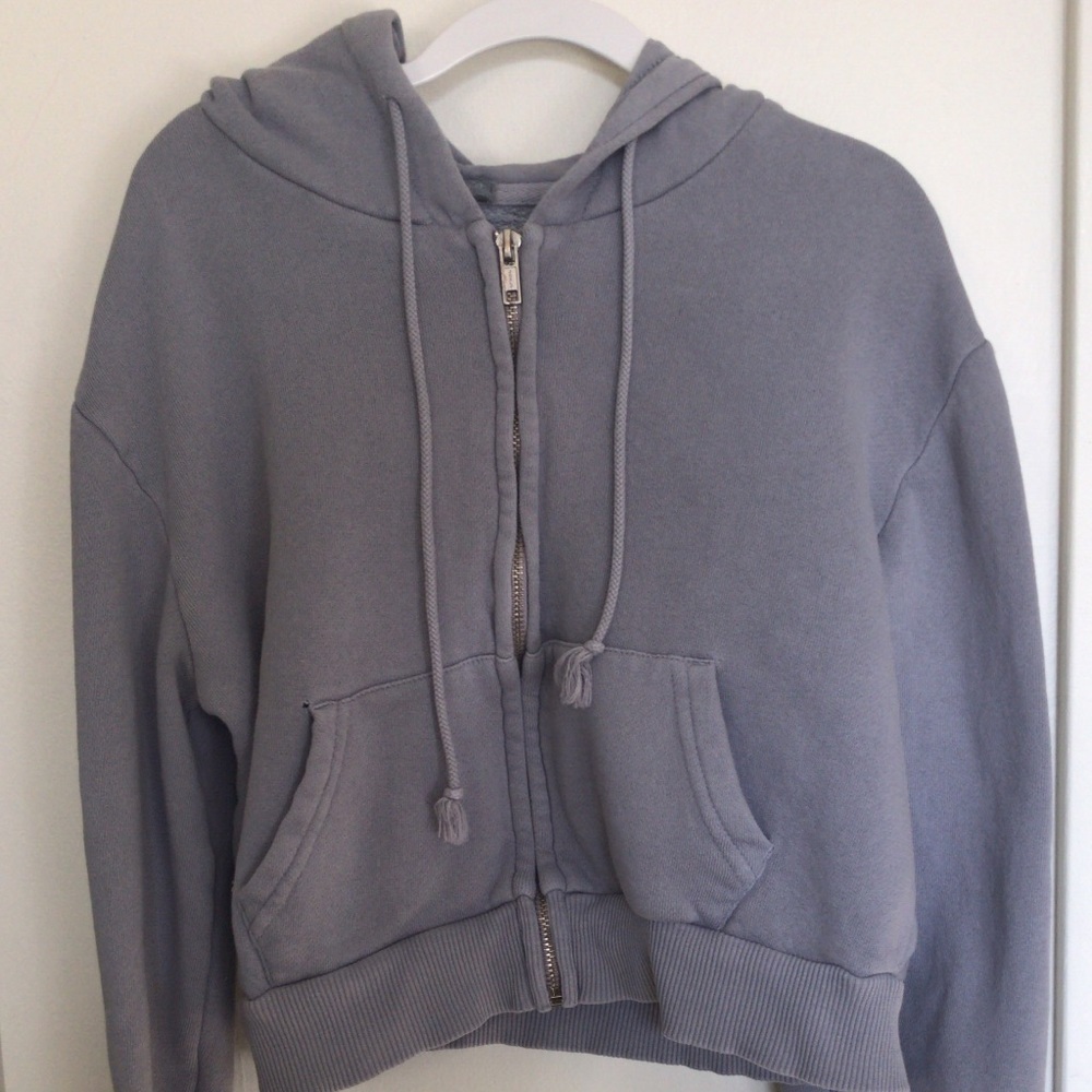 Brandy Melville Cropped Hoodie